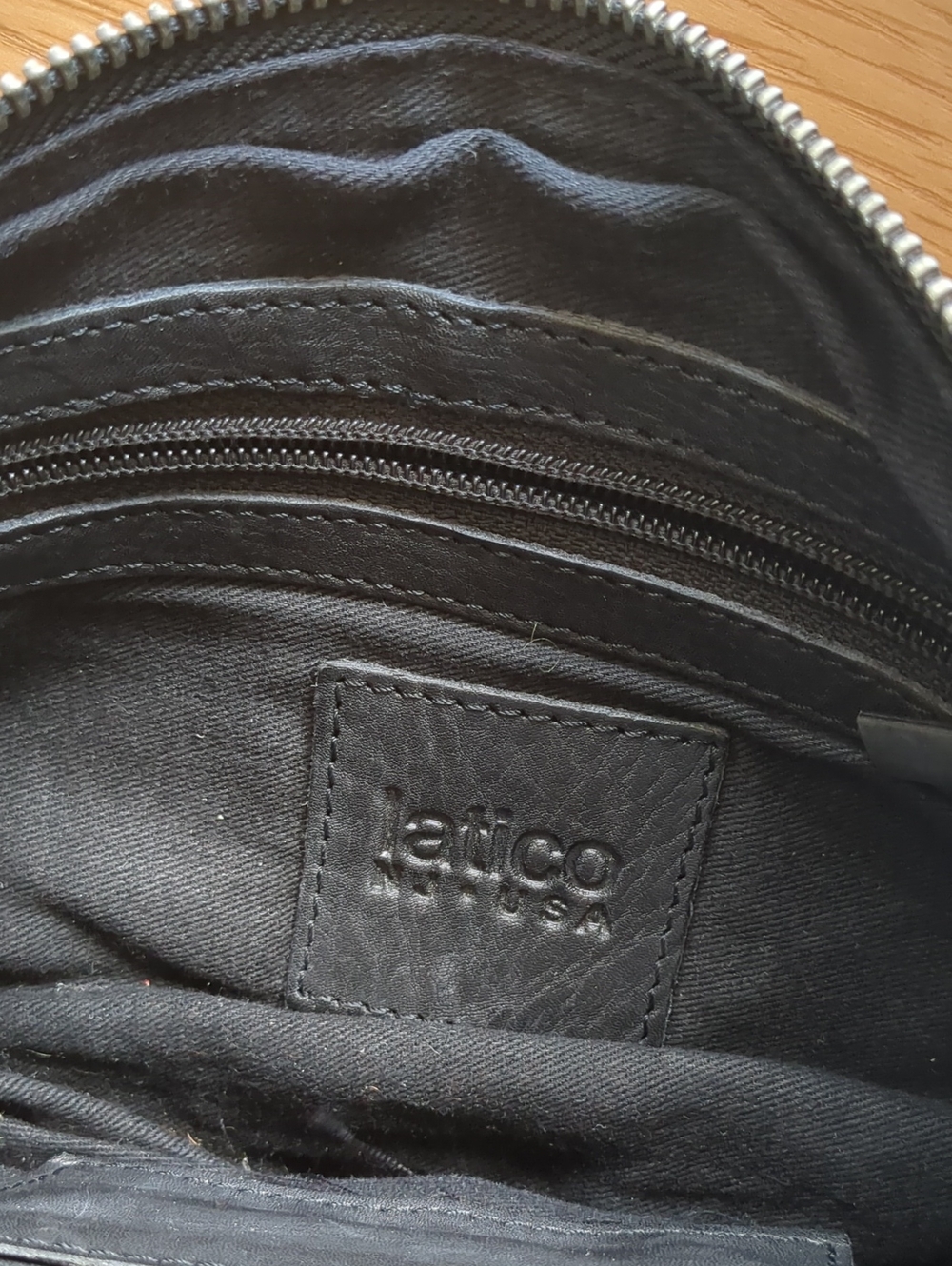 Crosby Latico Crossbody Leather Black Bag - Picture 10 of 14